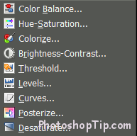 Color tools of GIMP