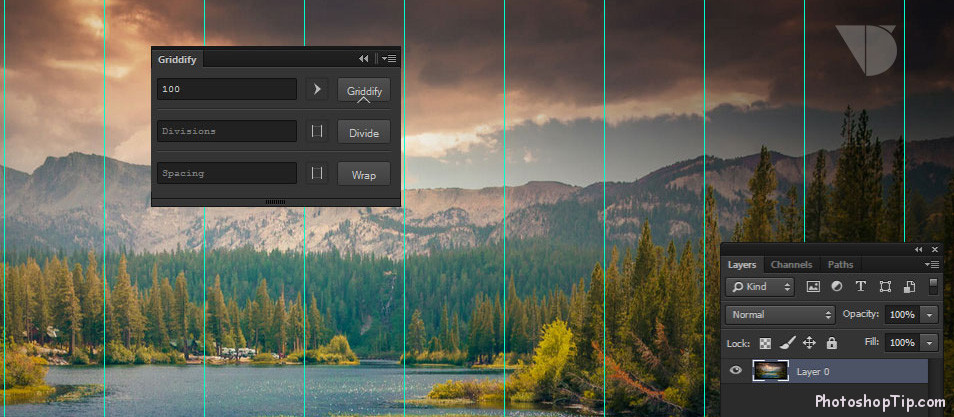 Griddify-plugin-for-photoshop